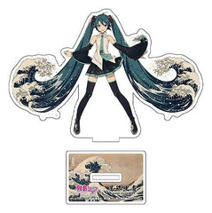 Hatsune Miku x Katsushika Hokusai iXima Die-Cut Acrylic Stand Assortment 10 cm 4580781045019