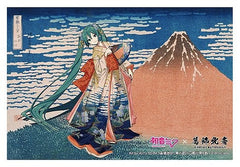 Hatsune Miku x Katsushika Hokusai iXima Postcard The Great Wave off Kanagawa (10) 4580781045118