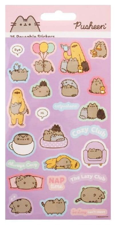 Pusheen Sticker Pack (25)Pusheen pack de 25 stickersPusheen Pegatina Pack (25) 5063457033613