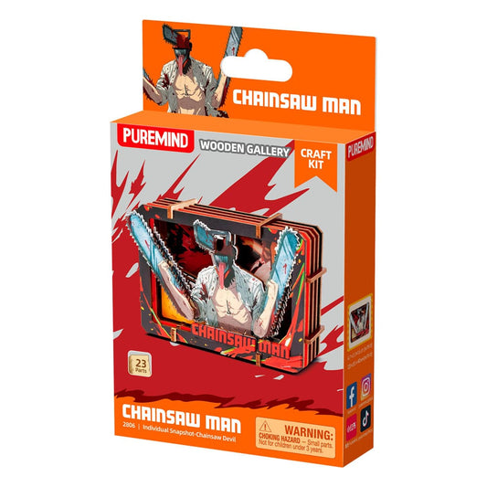 Chainsaw Man Model Kit Wooden Gallery (S) Chainsaw Devil 6973817324017
