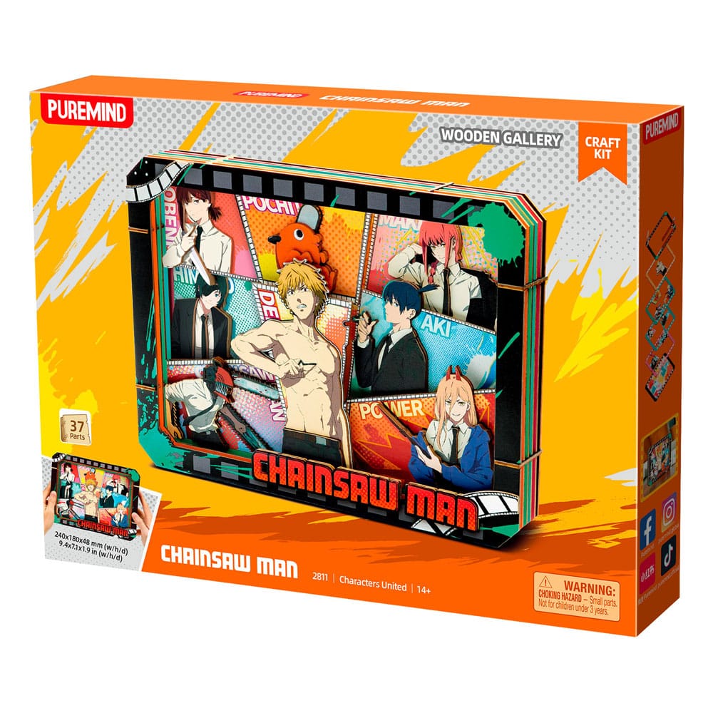 Chainsaw Man Model Kit Wooden Gallery (L) Characters United 6973817324215