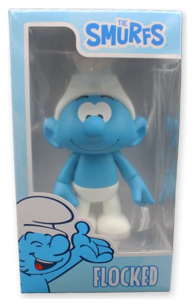 The Smurfs Vinyl Figure Smurf White and Blue - Flocked 19 cm 5407011691282