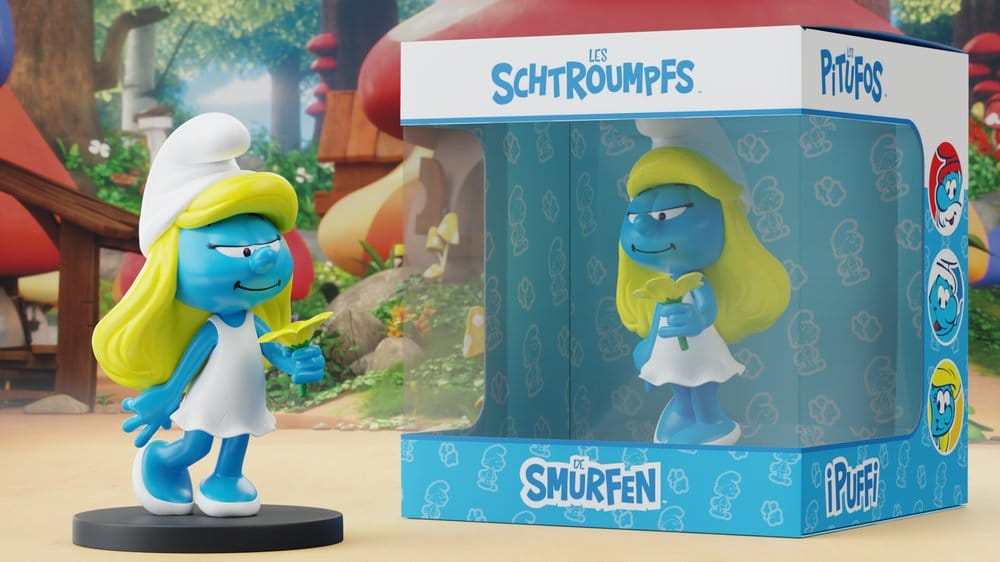 The Smurfs Statue Smurfette with Flower 12 cm 5407011690063