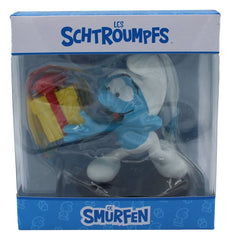 The Smurfs Statue Jokey Smurf with Gift 10 cm 5407011690254