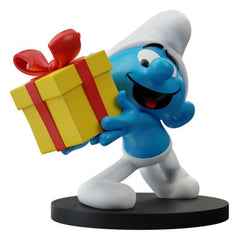 The Smurfs Statue Jokey Smurf with Gift 10 cm 5407011690254