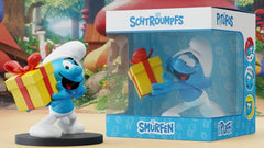 The Smurfs Statue Jokey Smurf with Gift 10 cm 5407011690254