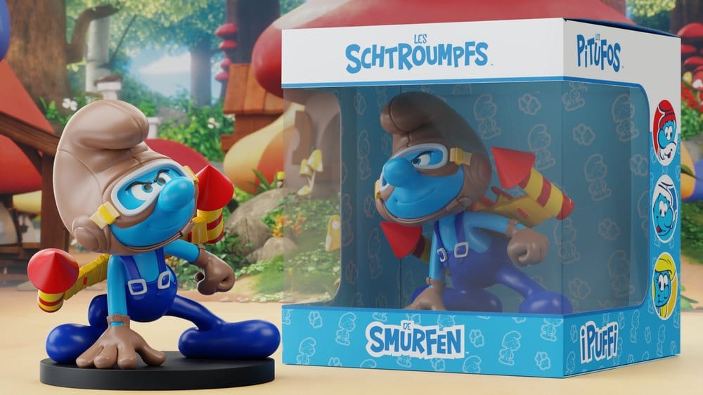 The Smurfs Statue Jetpack Smurf 10 cm 5407011690070