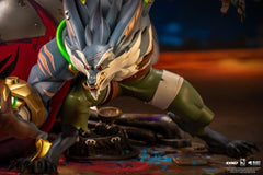 League of Legends Statue 1/10 2XKO Jinx & Warwick Diorama 37 cm  0713929404940