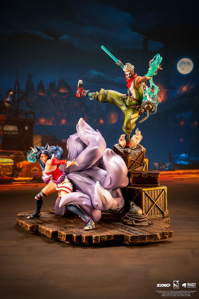 League of Legends Statue 1/10 2XKO Ekko & Ahri Diorama 30 cm    0713929404957