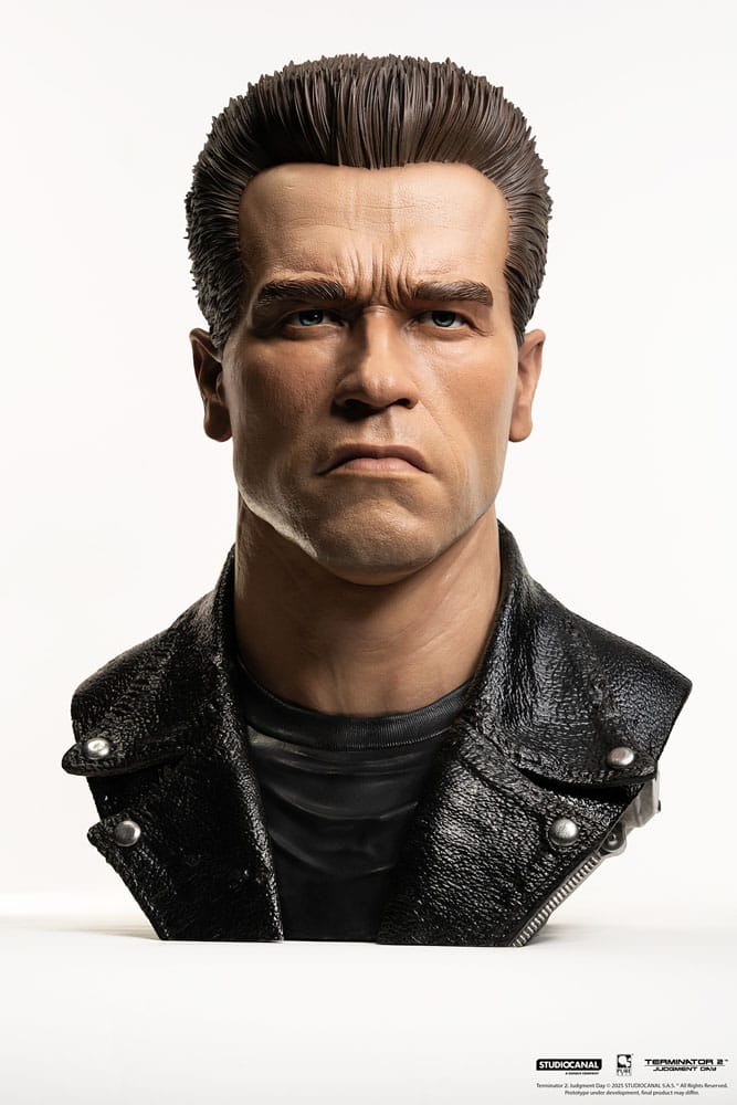 Terminator Replik 1/1 T-800 Model 101 Art Mask Painted Standard Version 46 cm 0713929403745