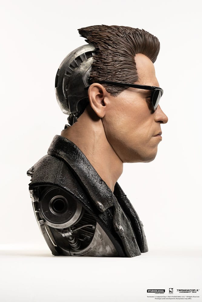 Terminator Replik 1/1 T-800 Model 101 Art Mask Painted Standard Version 46 cm 0713929403745