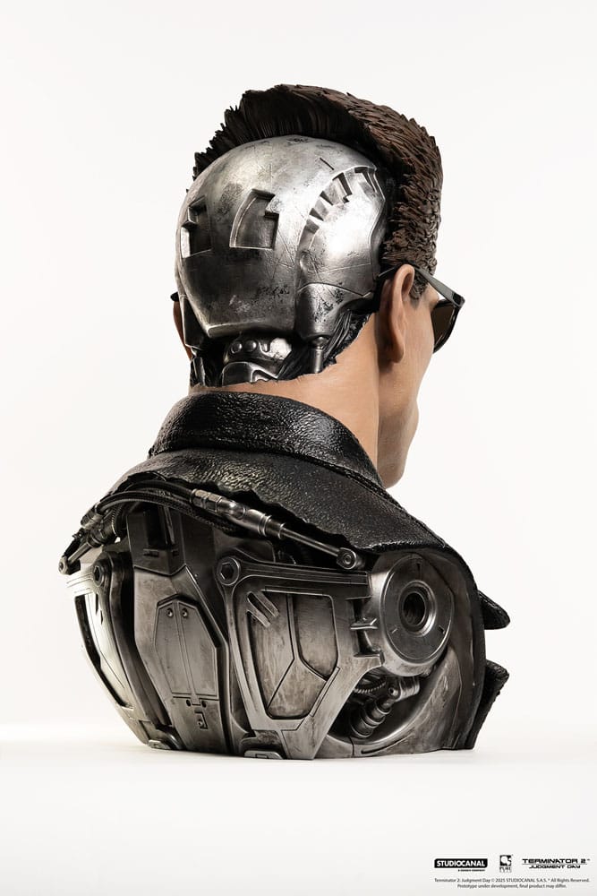 Terminator Replik 1/1 T-800 Model 101 Art Mask Painted Standard Version 46 cm 0713929403745