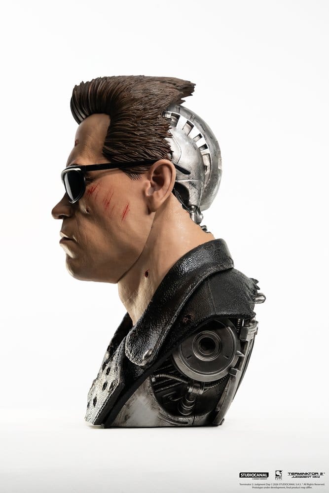Terminator 2 Replik 1/1 T-800 Model 101 Battle Damaged Art Mask 47 cm 0713929403769