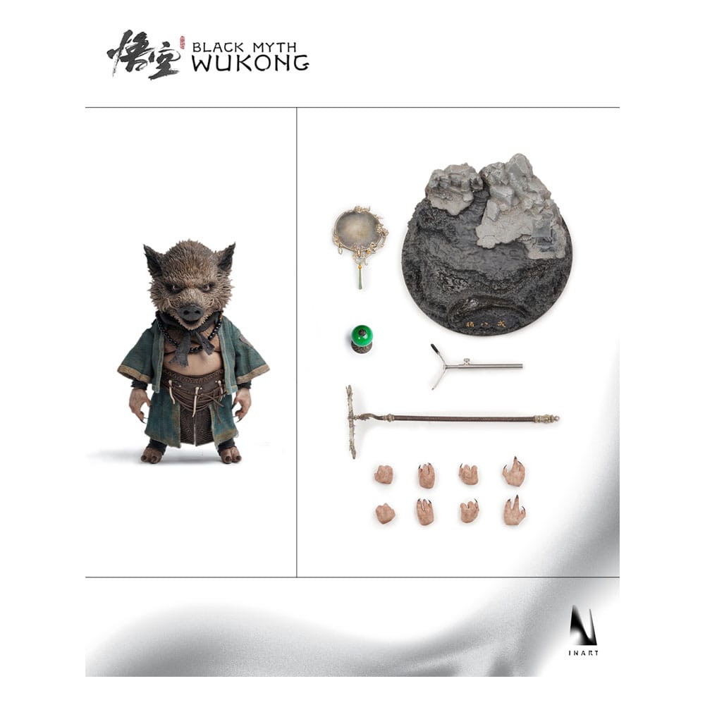 Black Myth: Wukong Action Figure 1/6 Wukong Zhu Bajie 24 cm 6972662531700