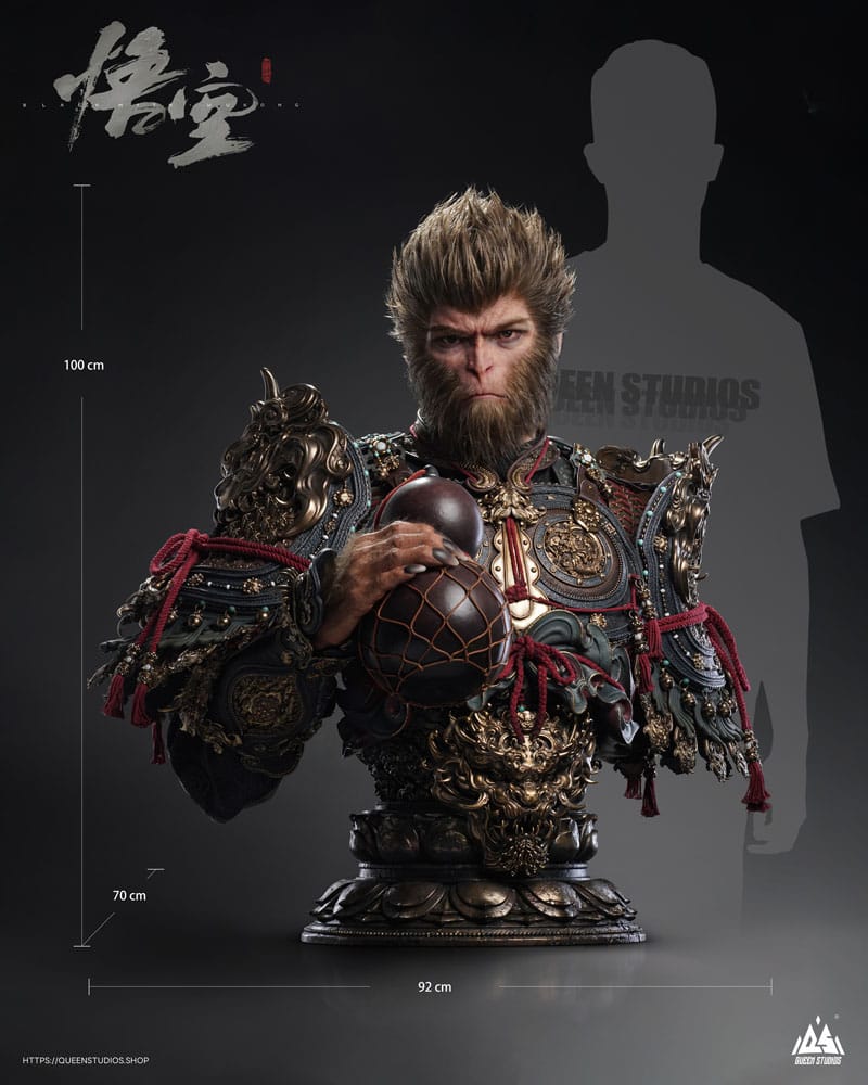 Black Myth: WuKong The Destined Bust 1/1 WuKong 100 cm 6972662531625