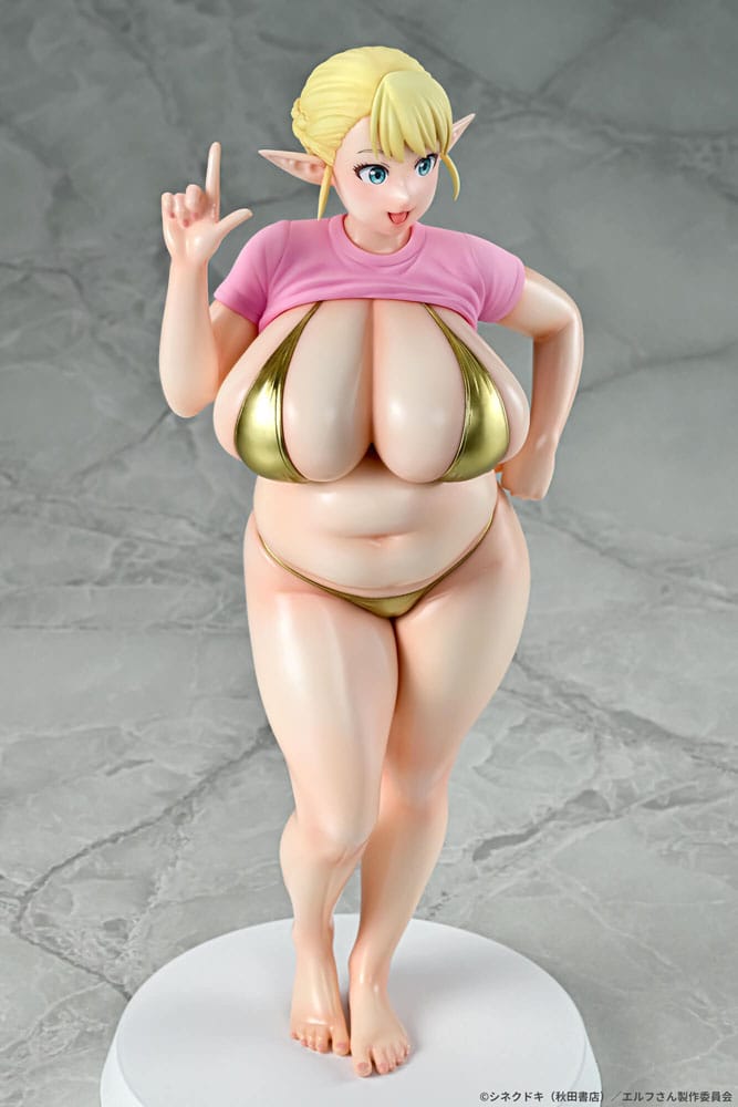 Plus-Sized Elf PVC Statue 1/7 Elfuda Gold Ver. 26 cm  4580001942869