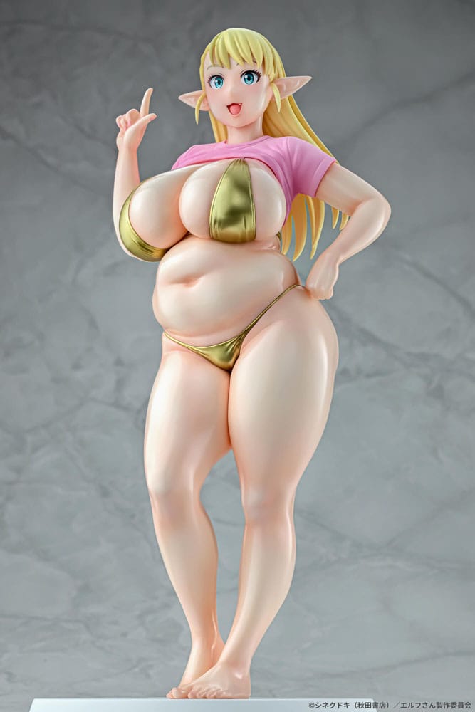Plus-Sized Elf PVC Statue 1/7 Elfuda Gold Ver. 26 cm  4580001942869