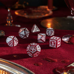 Bloodsucker Dice Set Scarlet (7) 5907699497232