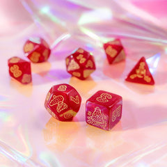 Capybara Dice Set of 7 Chillo 5907699498703