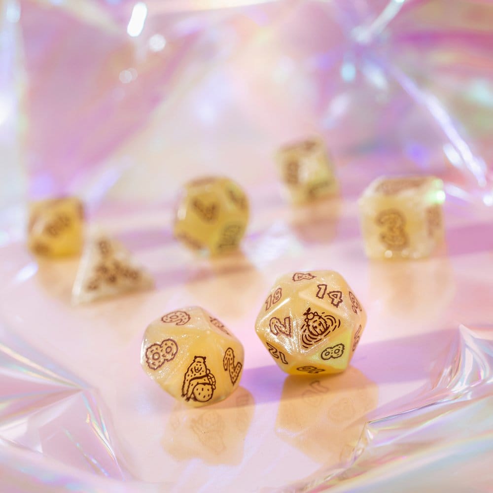 Capybara Dice Set of 7 Sleepie 5907699498710