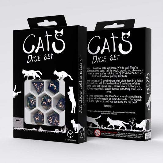 CATS Dice Set of 7 Mittens 5907699499175