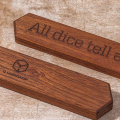 Q Workshop Sapelli Dice Box All dice tell a story 5907699497423