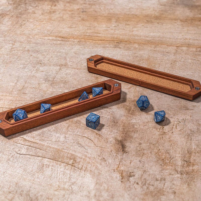 Q Workshop Sapelli Dice Box All dice tell a story 5907699497423