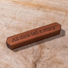 Q Workshop Sapelli Dice Box All dice tell a story 5907699497423