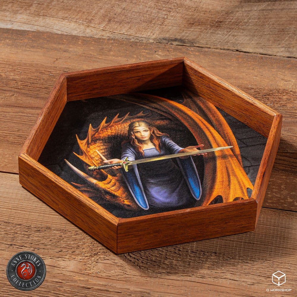 Anne Stokes Dice Tray Night Forest 20 cm  5907699497966