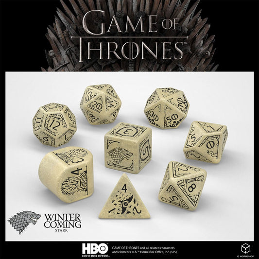 Game of Thrones Dice Set Stark (8) 5907699497676
