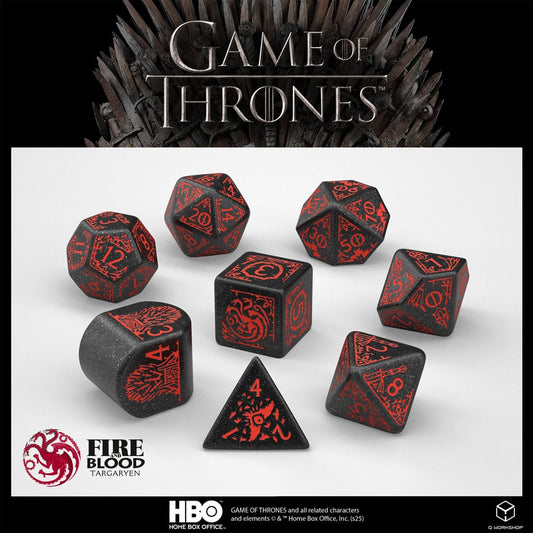 Game of Thrones Dice Set Targaryen (8) 5907699497713
