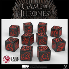 Game of Thrones Dice Set Targaryen 10xD6 (10) 5907699497720