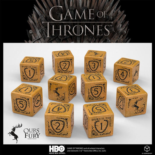 Game of Thrones Dice Set Baratheon 10xD6 (10) 5907699497744