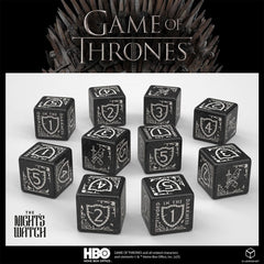 Game of Thrones Dice Set Night's Watch 10xD6 (10) 5907699497768