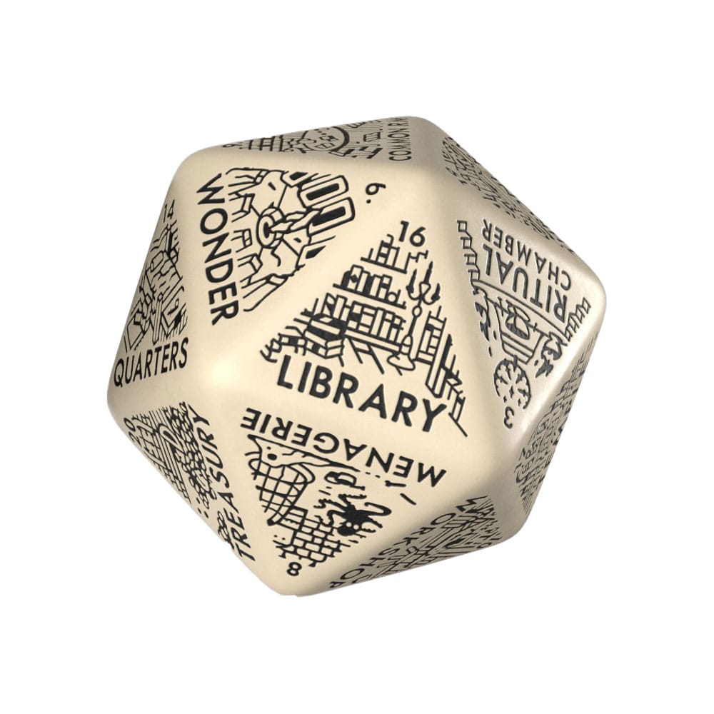 Viridian Jumbo Dice Dungeon Room Generator D20 Beige 5907699498642
