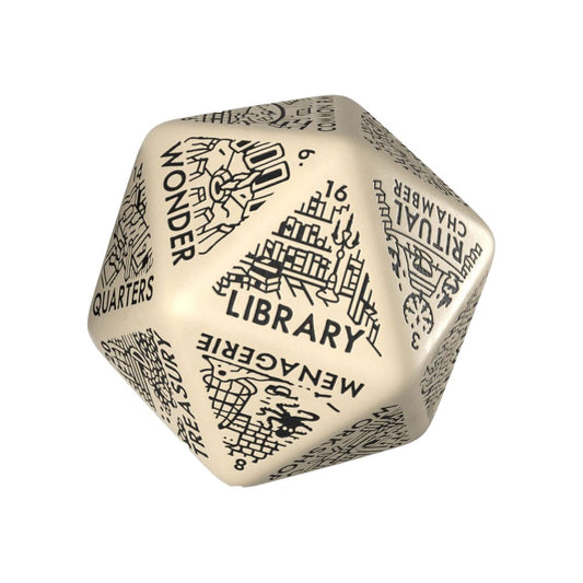 Viridian Jumbo Dice Dungeon Room Generator D20 Beige 5907699498642