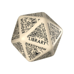 Viridian Jumbo Dice Dungeon Room Generator D20 Beige 5907699498642
