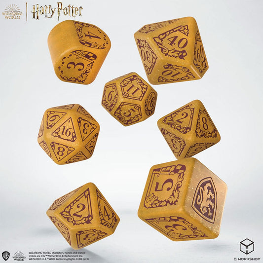 Harry Potter Dice Set Gryffindor Modern Dice Set - Gold (7) 5907699496747