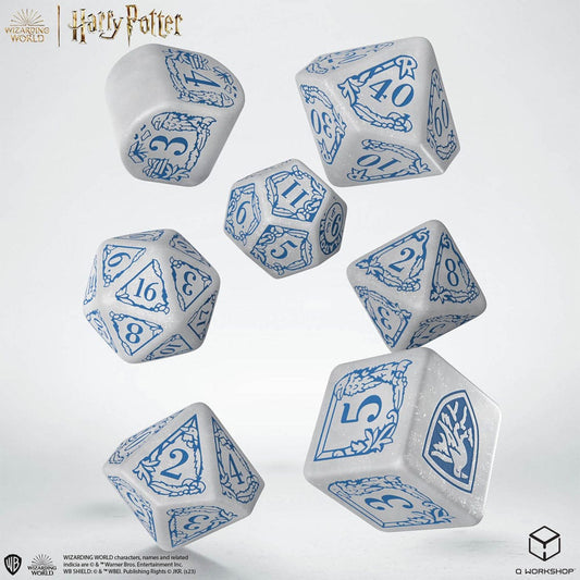 Harry Potter Dice Set Ravenclaw Modern Dice Set - White (7) 5907699496785