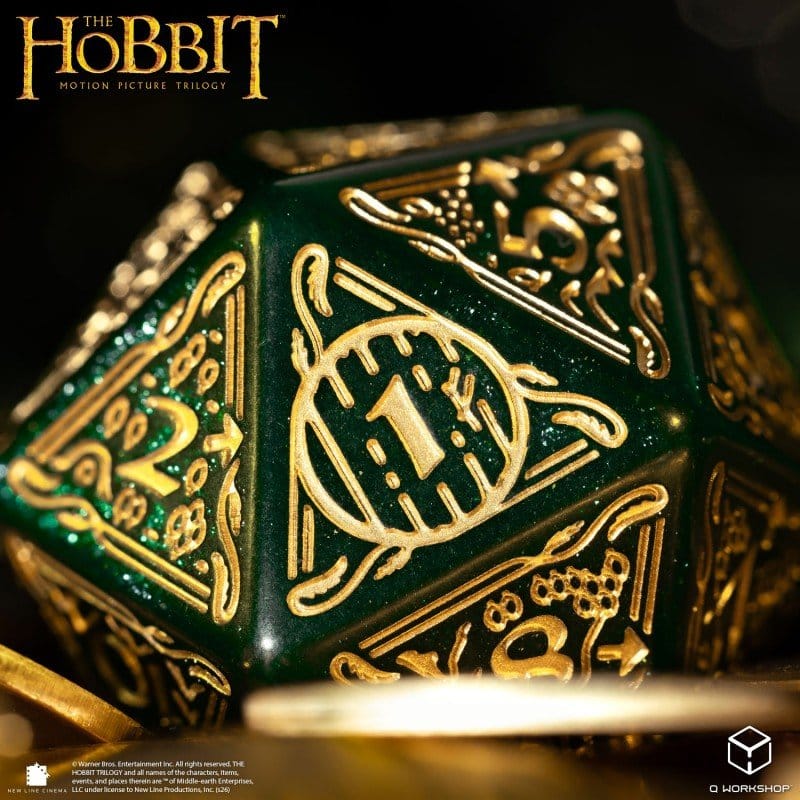 The Hobbit Spindown Jumbo Die Verdant TCG D20 5907699498741