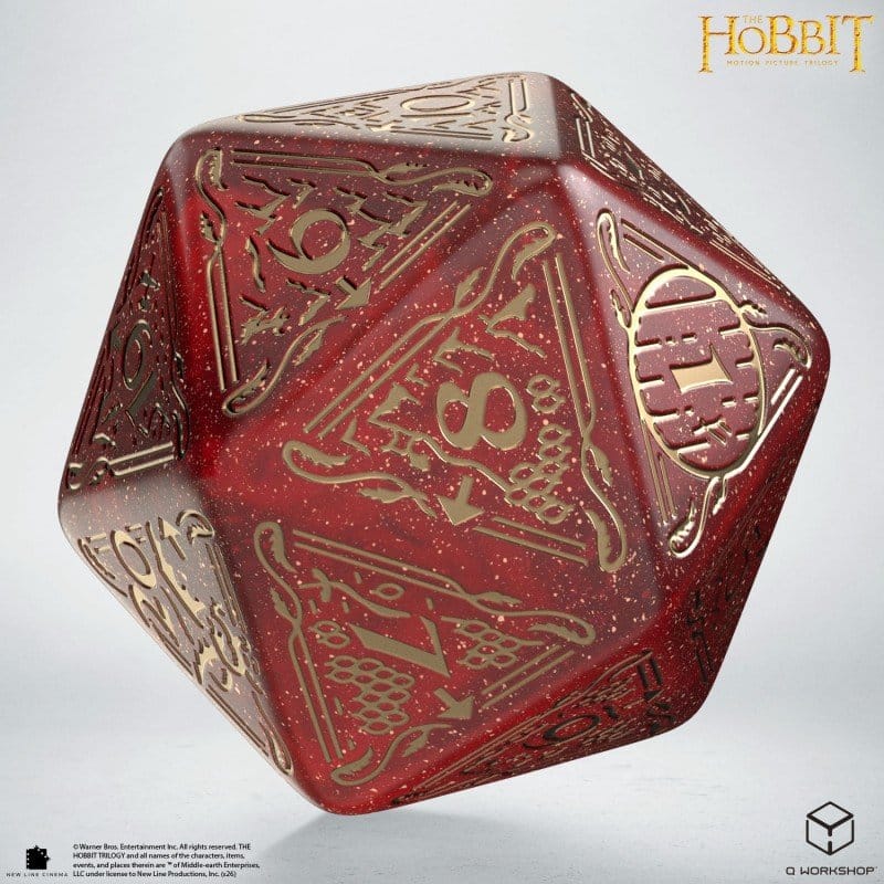 The Hobbit Spindown Jumbo Die Ember TCG D20 5907699498765