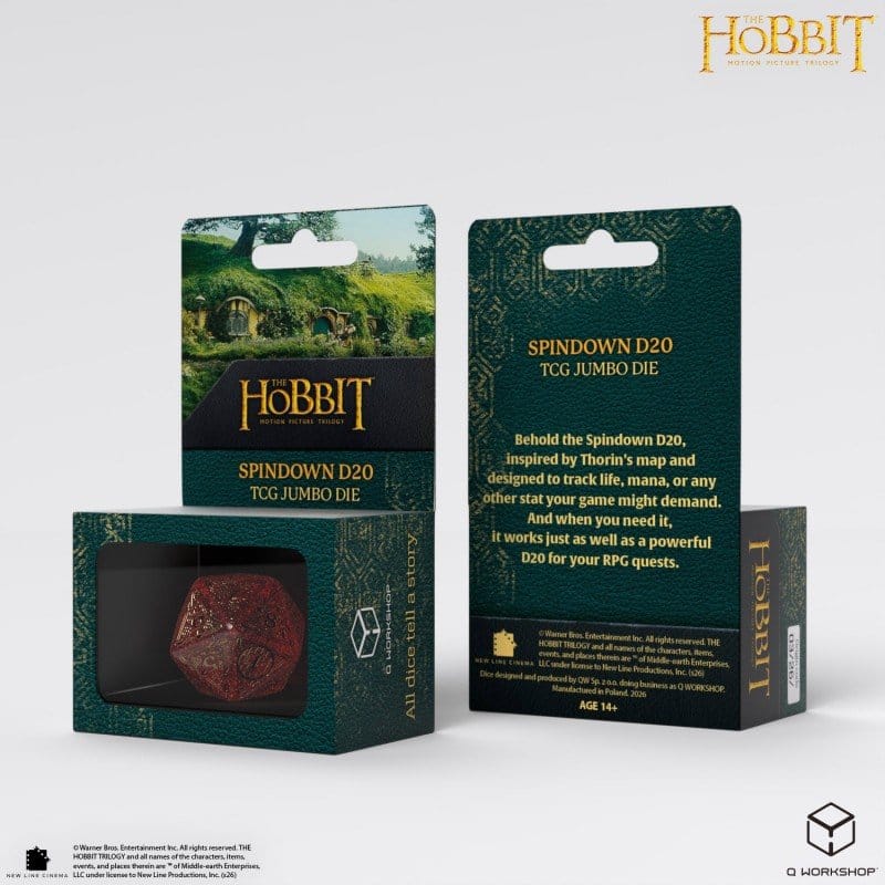 The Hobbit Spindown Jumbo Die Ember TCG D20 5907699498765