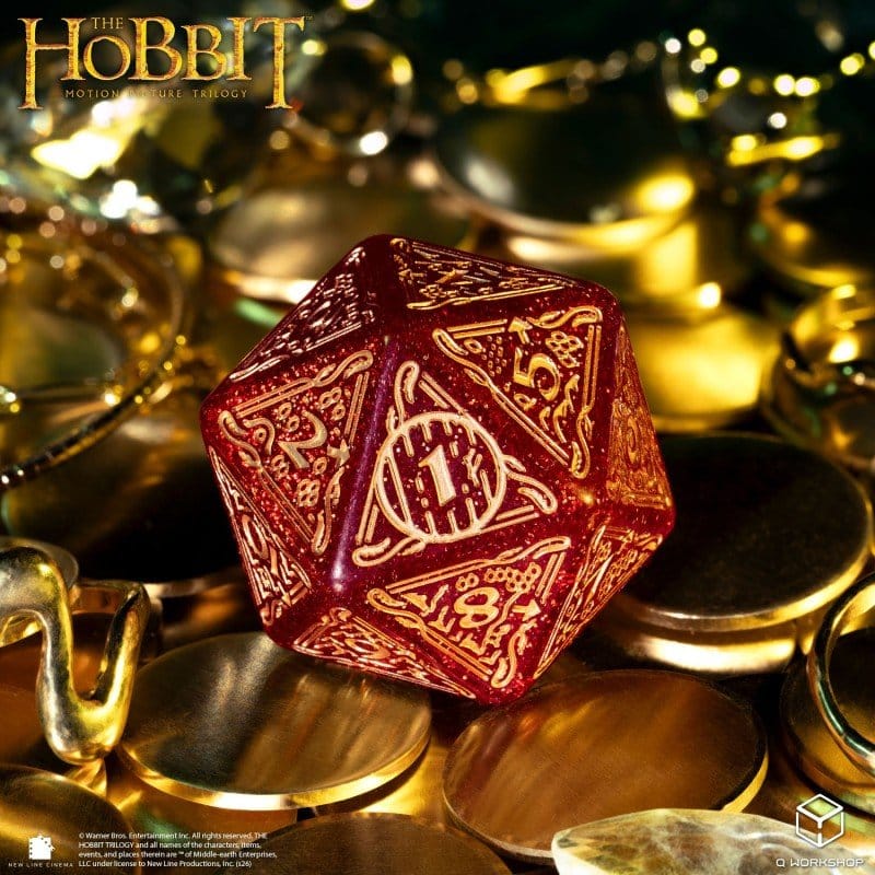 The Hobbit Spindown Jumbo Die Ember TCG D20 5907699498765