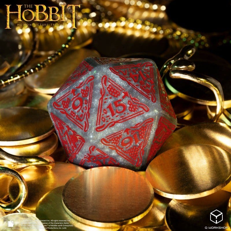 The Hobbit Spindown Jumbo Die Lunaris TCG D20 5907699498802