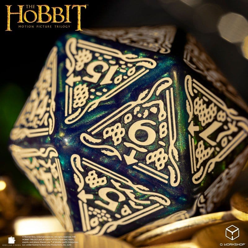 The Hobbit Spindown Jumbo Die Tideborn TCG D20 5907699498819