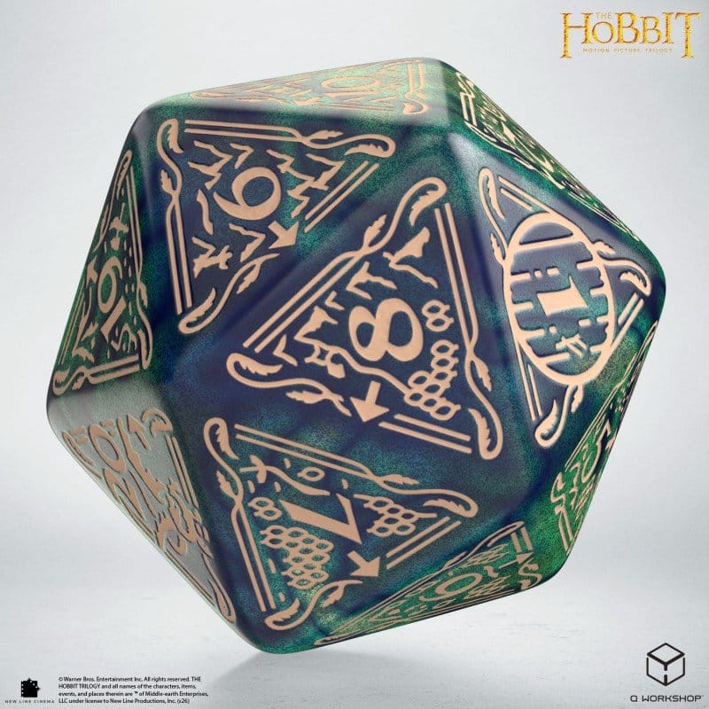 The Hobbit Spindown Jumbo Die Tideborn TCG D20 5907699498819