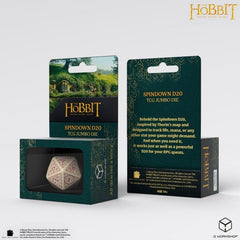 The Hobbit Spindown Jumbo Die Terra TCG D20 5907699498826