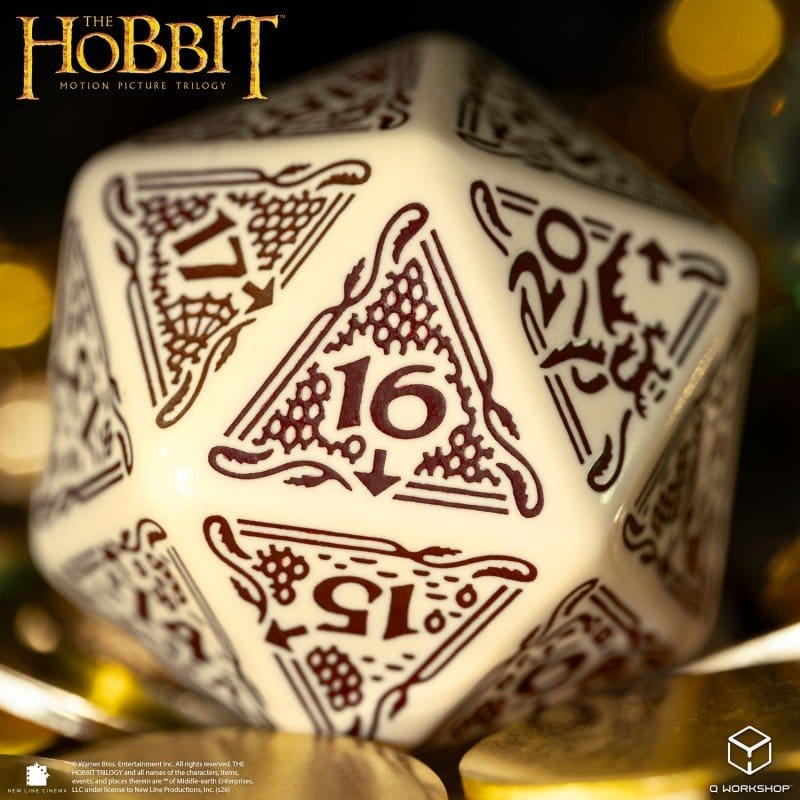 The Hobbit Spindown Jumbo Die Terra TCG D20 5907699498826