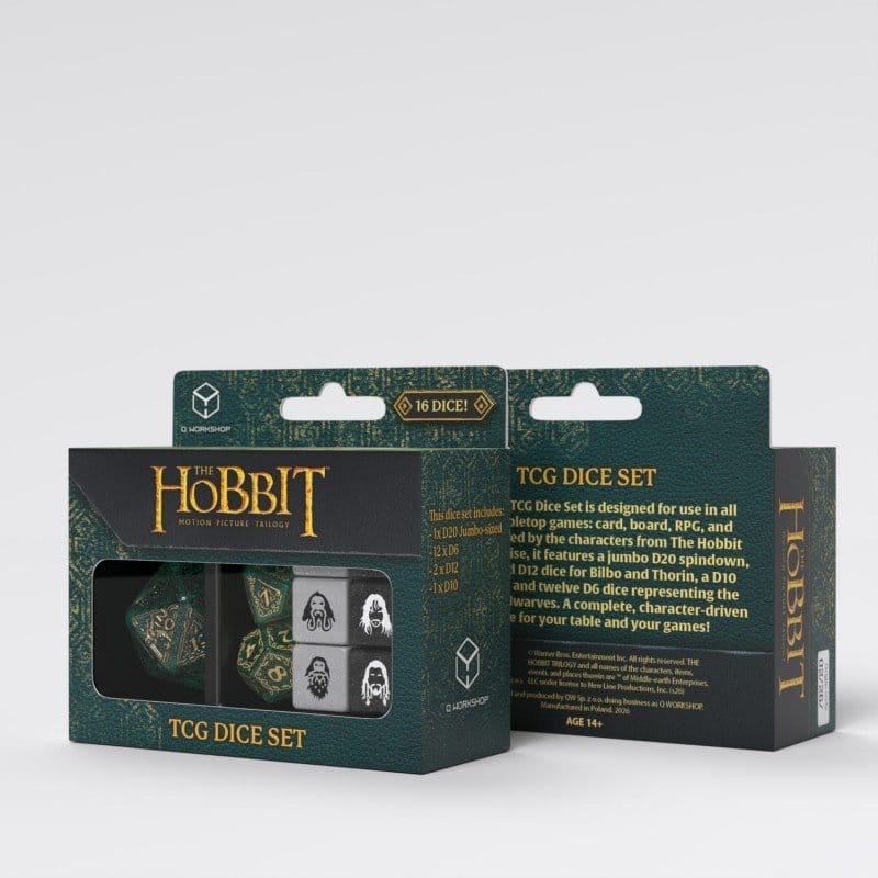 The Hobbit TCG Dice Set of 16 Verdant Grove 5907699498833