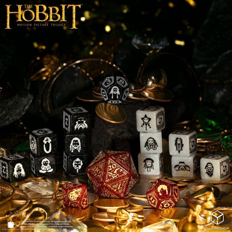 The Hobbit TCG Dice Set of 16 Ember Hearth 5907699498857